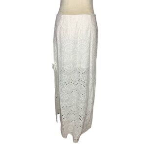 Étophe Studios White Eyelet Skirt